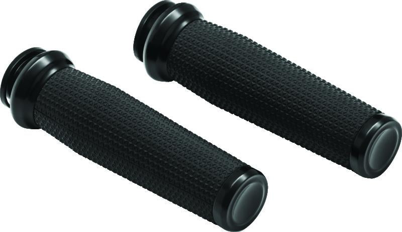 Kuryakyn 5961 Kuryakyn Thresher Grips 18-Up Indian Models Black - 5961