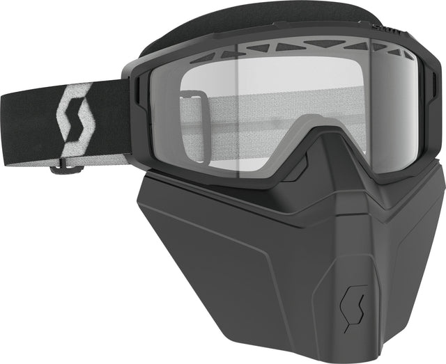 Primal Safari Facemask Goggle Black/White Clear Lens