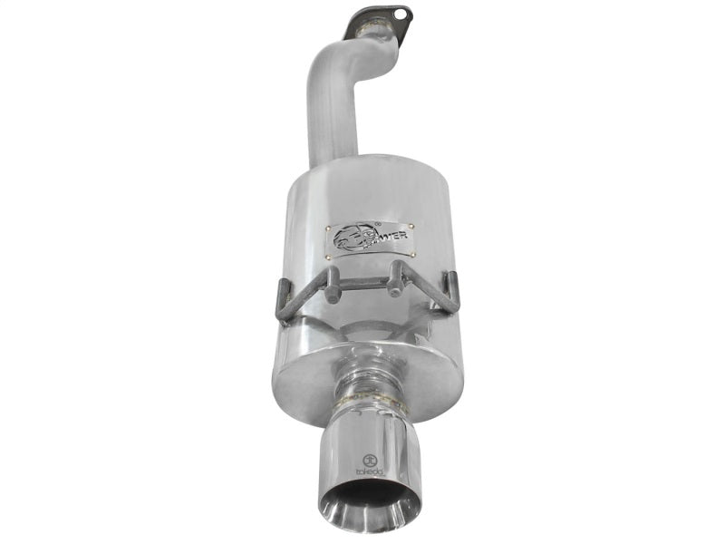 aFe 49-36610 aFe Takeda Exhaust 2.5in Dia 304SS Axle-Back w/Polished Tip 06-11 Honda Civic EX Sedan L4 1.8L