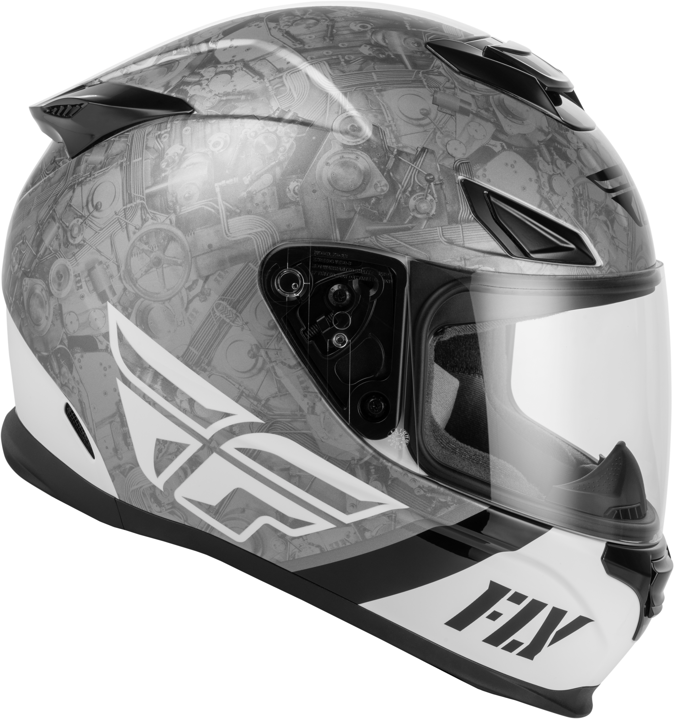 Sentinel Mech Helmet Black/White/Grey Xl