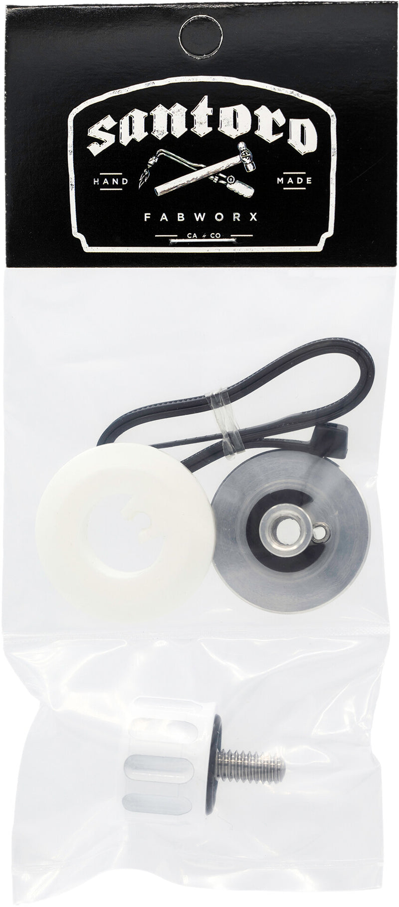 Santoro Fabworx Seat Screws SF20011 - White Screw