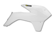 Cycra 1CYC-1899-42 Cycra 13-15 KTM 125 SX Powerflow Radiator Shrouds - White