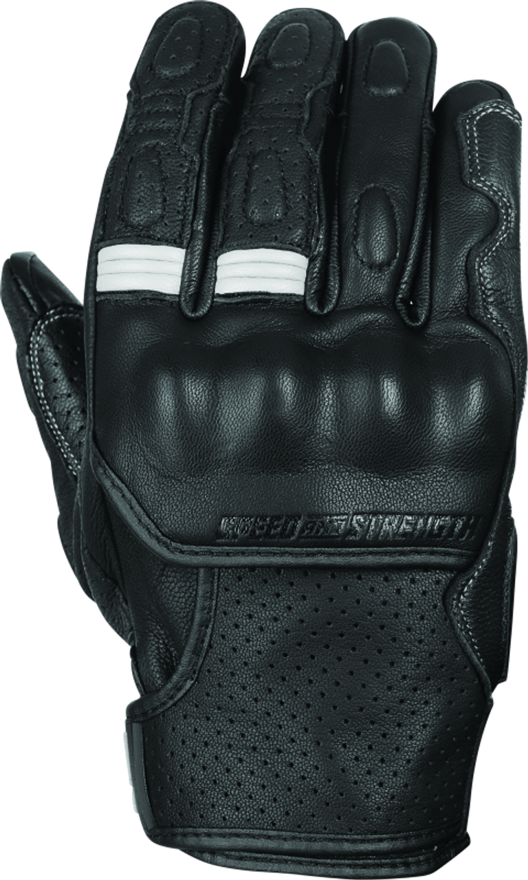 Speed and Strength Twist of Fate Leather Gloves Black/Red - Medium - 892321