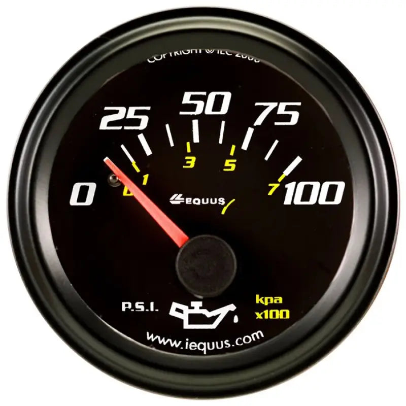 E6234 Equus Gauge Oil Pressure 2' 0-100Psi