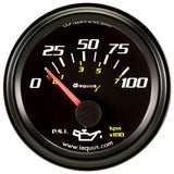 E6234 Equus Gauge Oil Pressure 2' 0-100Psi