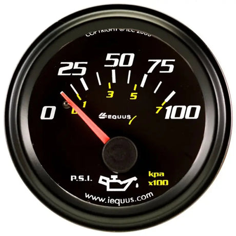 E6234 Equus Gauge Oil Pressure 2' 0-100Psi