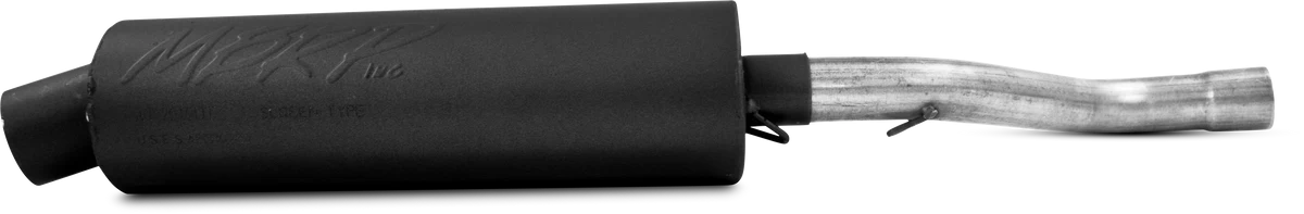 MBRP Utility Muffler Exhaust AT-7202 - Black Single Slip-ON System