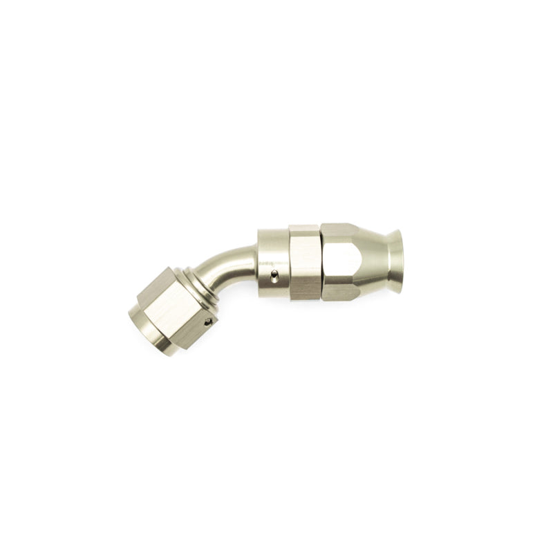 DeatschWerks 6-02-0851 DeatschWerks 6AN Female Swivel 45-Degree Hose End PTFE (Incl. 1 Olive Insert)