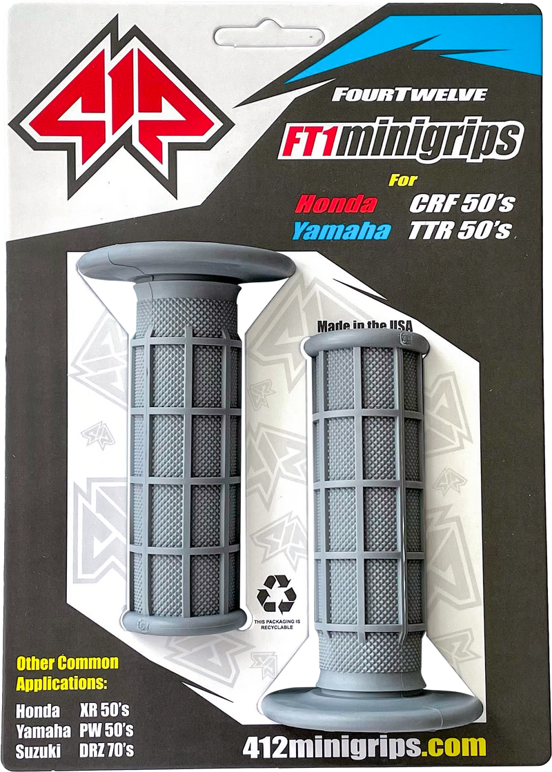 Mini Grips Grey 3/4"