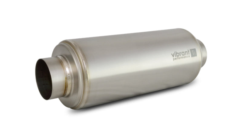 Vibrant 17535 Vibrant Titanium Resonator 3.5in Inlet / 3.5in Outlet x 16in Long