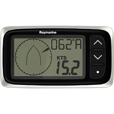 Raymarine Wind i40 display for boats showing instrument readout on the E70065 model