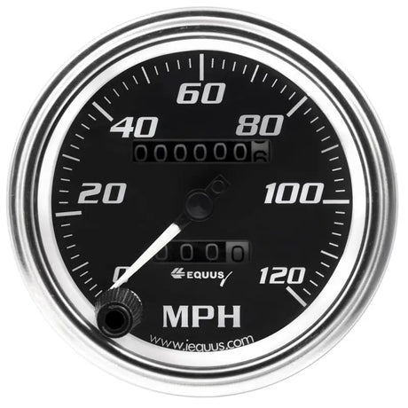 E7072 Equus Gauge Speedometer 3-3/8' 0-120 Mp