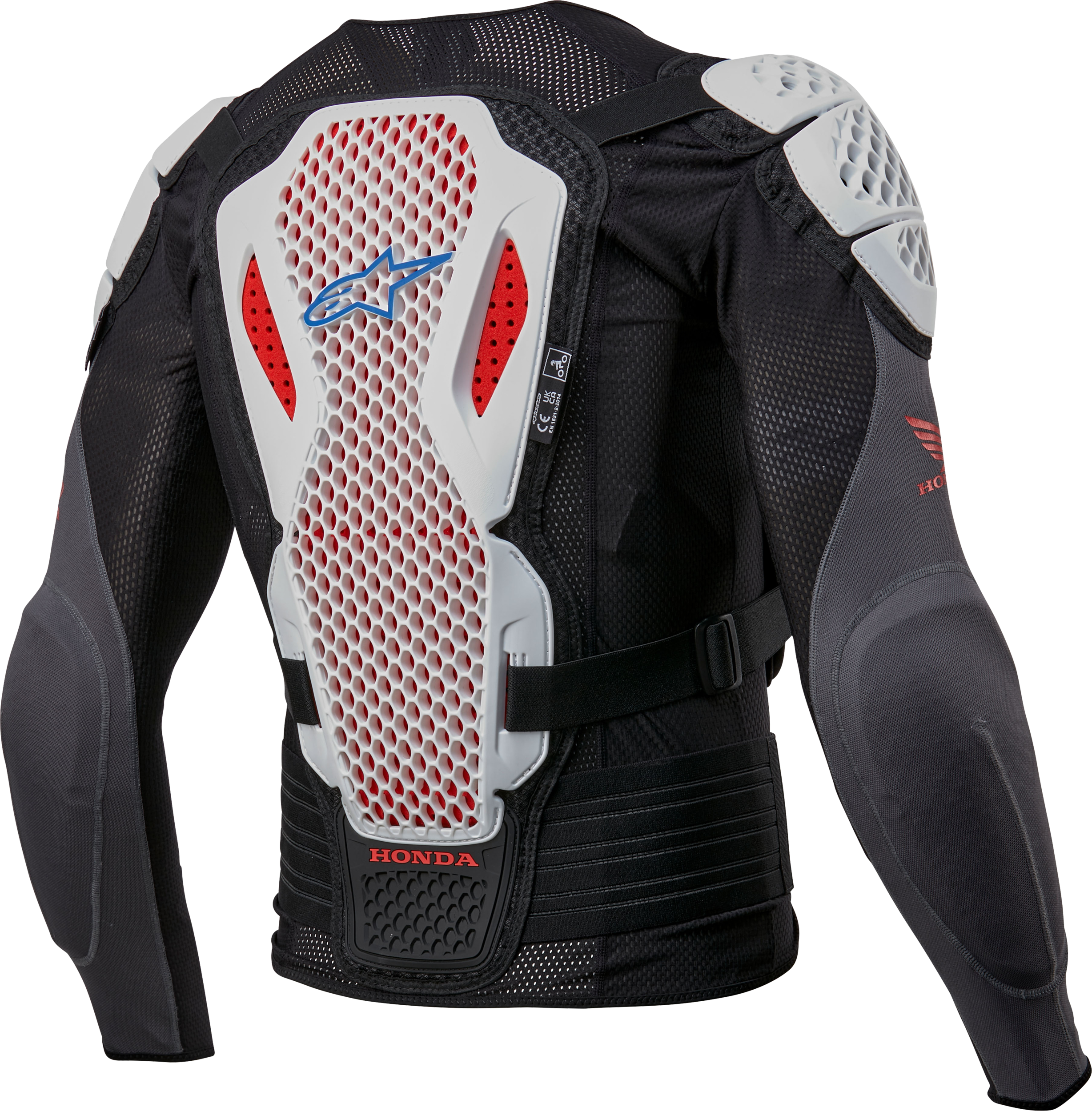 Honda Bionic + V2 Protection Jacket Blk/Wht/Blu/Br Red Md