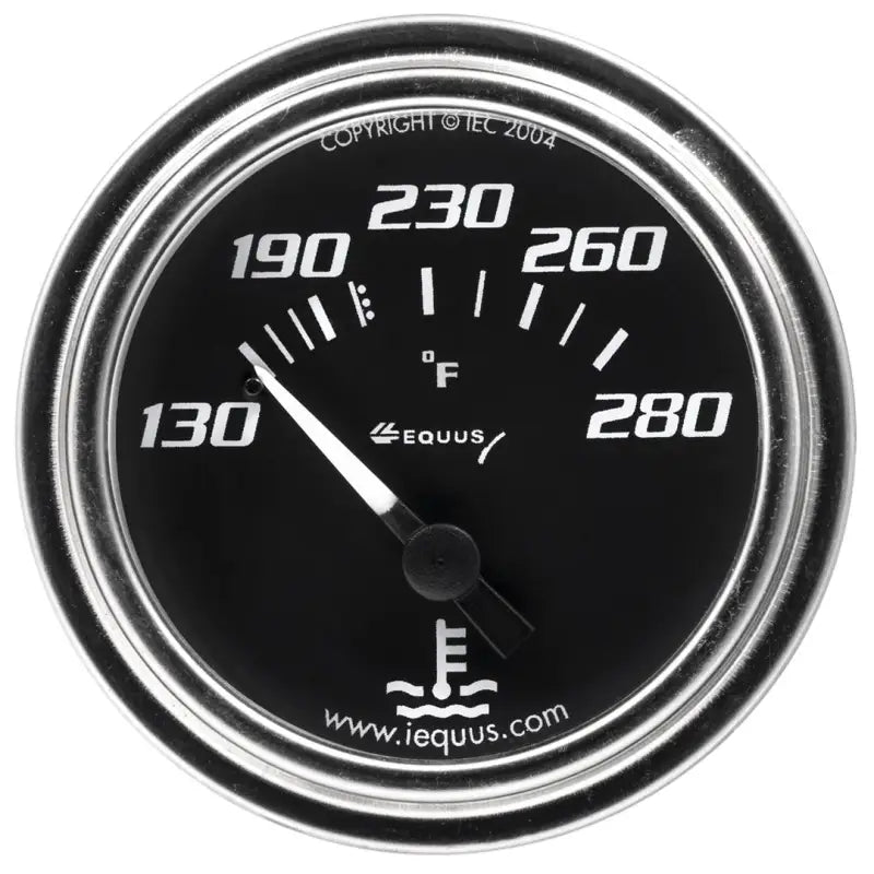E7232 Equus Gauge Water Temp 2' 130-280 F 9