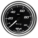 E7244 Equus Gauge Oil Press 2’ 0-100 Psi 270 - Pressure