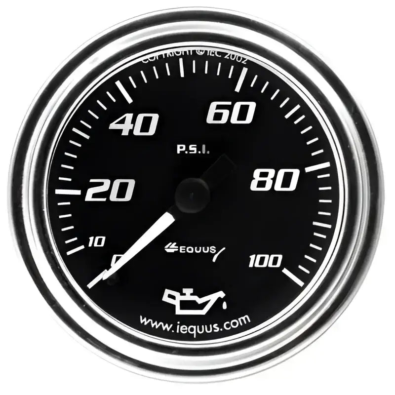 E7244 Equus Gauge Oil Press 2’ 0-100 Psi 270 - Pressure