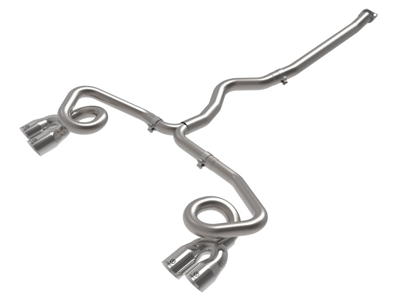 aFe 49-36809-P aFe POWER Takeda 3in to 2-1/2in 304 SS Cat-Back Exhaust w/ Polished Tips 22-23 Subaru WRX H4-2.4L(t)