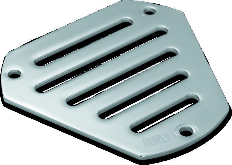 Burly Brand 0206-0179-CH Burly Brand Hex Faceplate Slotted - Chrome