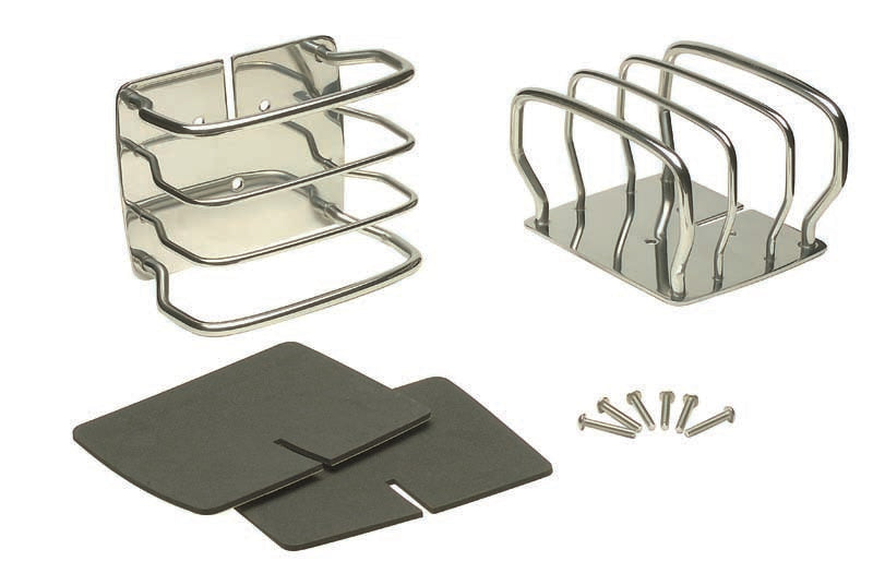 Kentrol 30497 Kentrol 76-06 Jeep Wrangler YJ/TJ Taillight Guard Pair CJ - Polished Silver