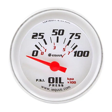 E8264 Equus Gauge Oil Pressure 2’ 90 Degree