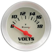 E8268 Equus Gauge Voltmeter 2’ 8-18V 90 Deg