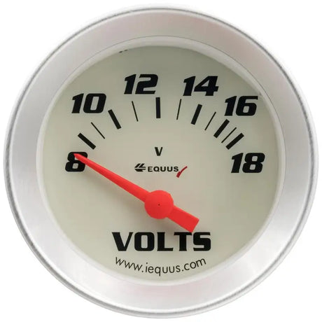 E8268 Equus Gauge Voltmeter 2’ 8-18V 90 Deg