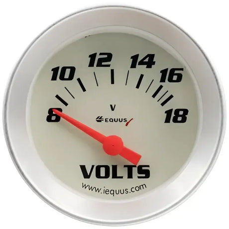 E8268 Equus Gauge Voltmeter 2’ 8-18V 90 Deg
