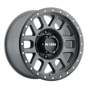 Method Wheels MR30989088818 MR30989088818 Method MR309 Grid 18x9 +18mm Offset 8x180 130.81mm CB Titanium/Black Street Loc Wheel