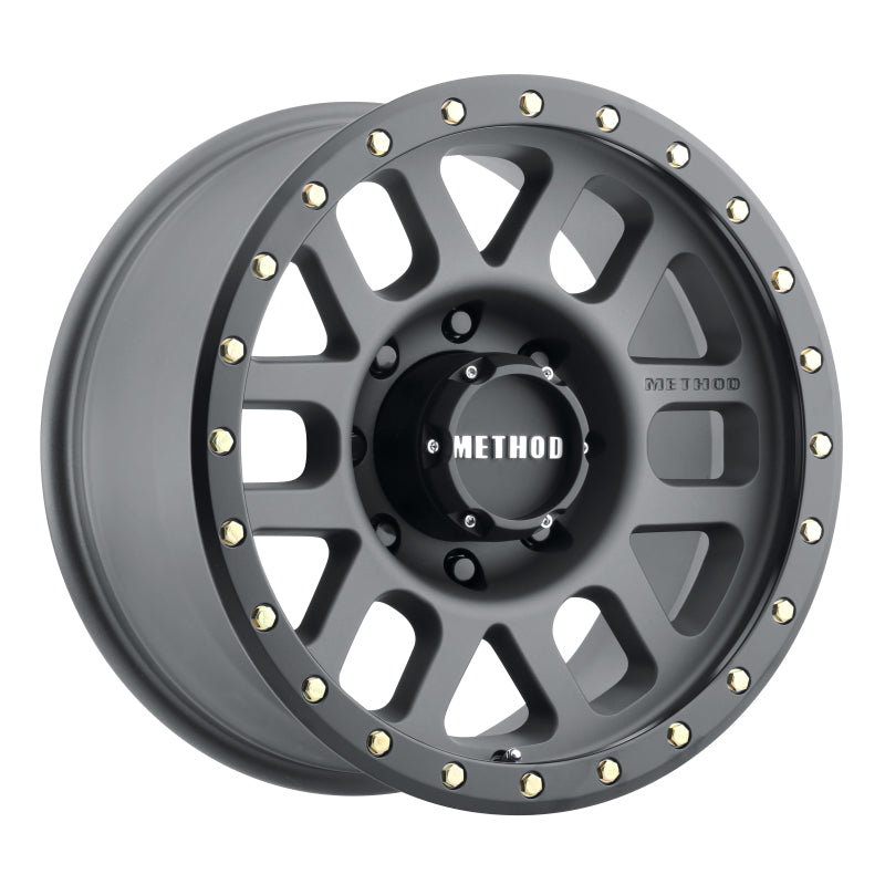 Method Wheels MR30989088818 MR30989088818 Method MR309 Grid 18x9 +18mm Offset 8x180 130.81mm CB Titanium/Black Street Loc Wheel
