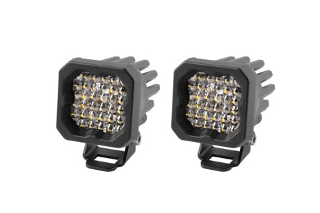 Diode Dynamics Stage Series C1 LED Pod Pro - White Flood Standard RBL (Pair) - DD6461P