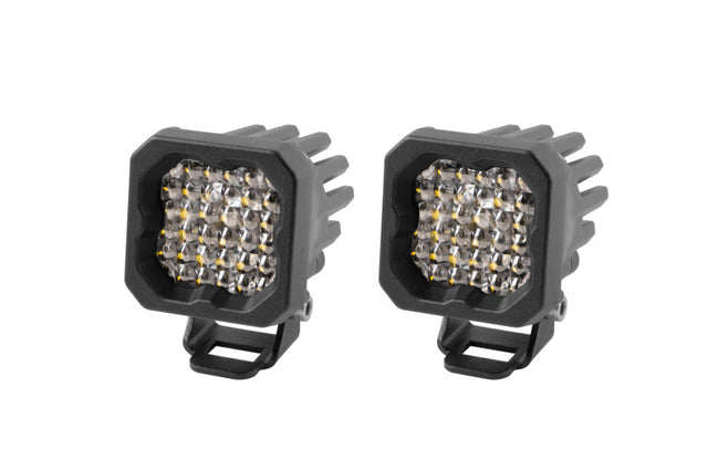 Diode Dynamics Stage Series C1 LED Pod Pro - White Flood Standard RBL (Pair) - DD6461P