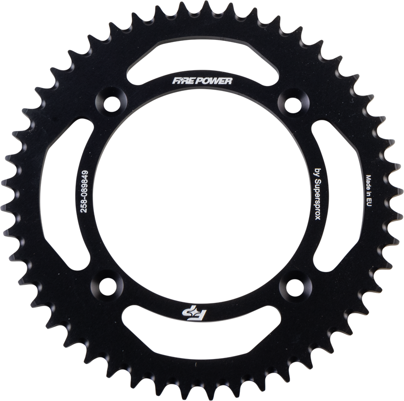 FPA-898-49-BLK Fire Power Rear Sprocket Aluminum 49T Blk