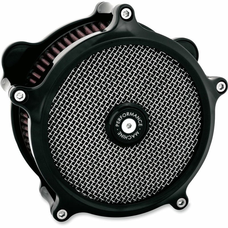 Performance Machine 0206-2150-B Performance Machine Air Cleaner Slim - Chrome