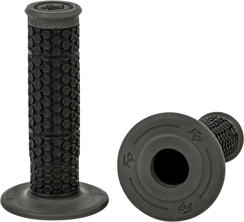 Fire Power Pilot Grips 24-0120 - Black Gray MX Standard