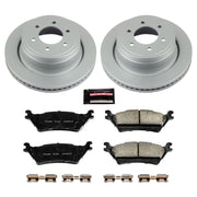 PowerStop CRK6271 Power Stop 12-18 Ford F-150 Rear Z17 Evolution Geomet Coated Brake Kit