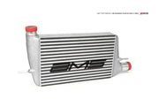 AMS.04.09.0001-1 AMS Performance 08-15 Mitsubishi EVO X Front Mount Intercooler w/Modular Cast End Tanks & Logo