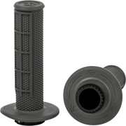 Control Mx Lock On Grips Grey Half Waffle