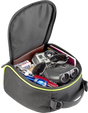 Open EA144 Tanklock Tankbag with contents inside showcasing its practicality