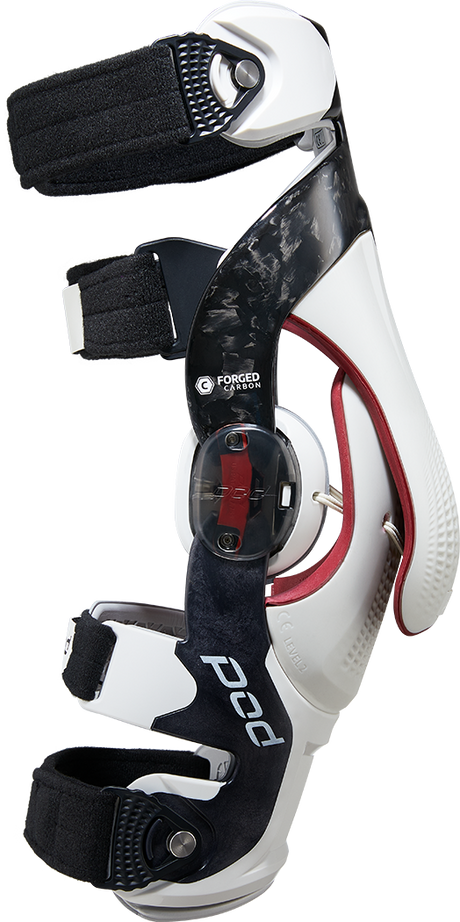 K8 3.0 Knee Brace Carbon (Rt) Carbon/White Lg - POD