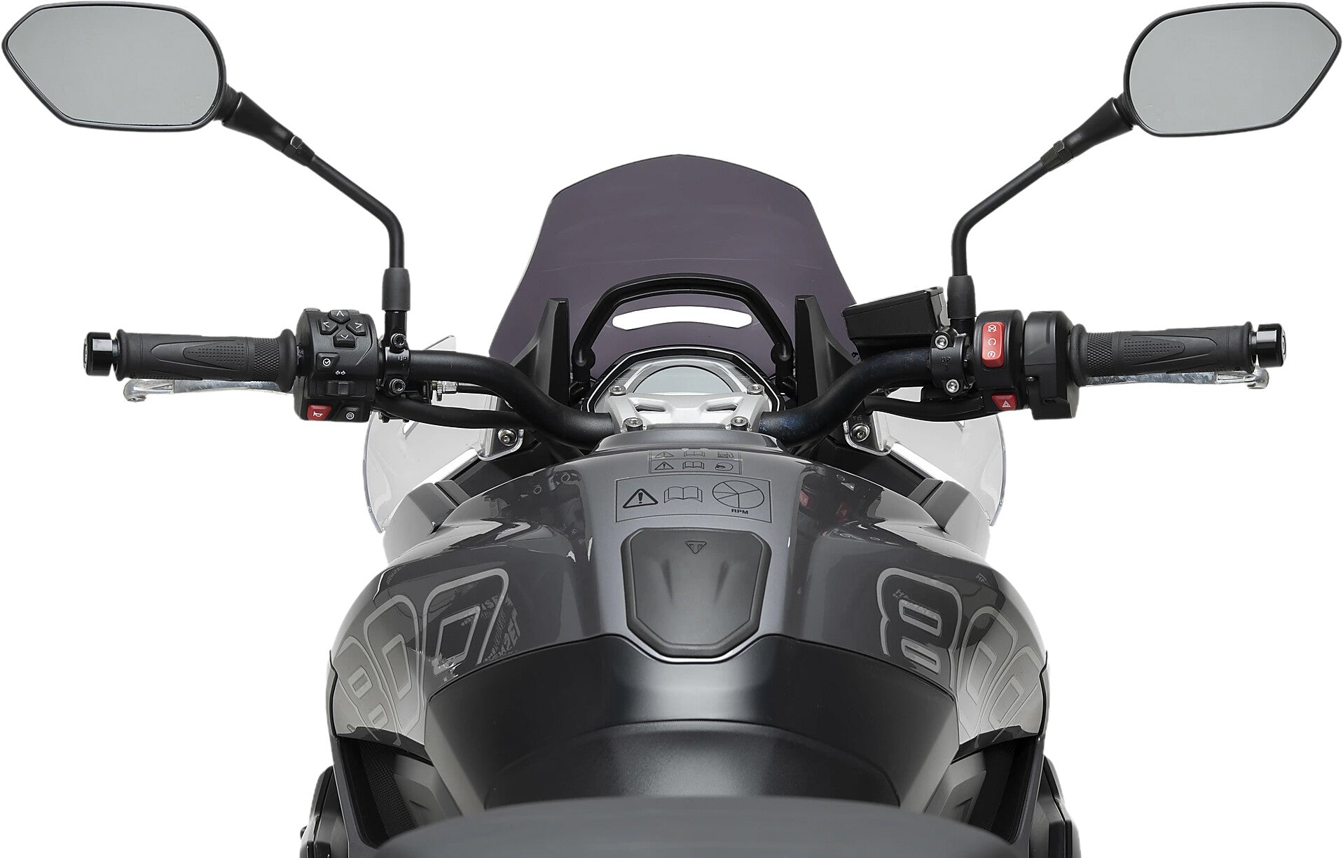 Puig R-Racer Windscreens Windshield/Windscreen 22522F - Smoke Sport Dark Tri