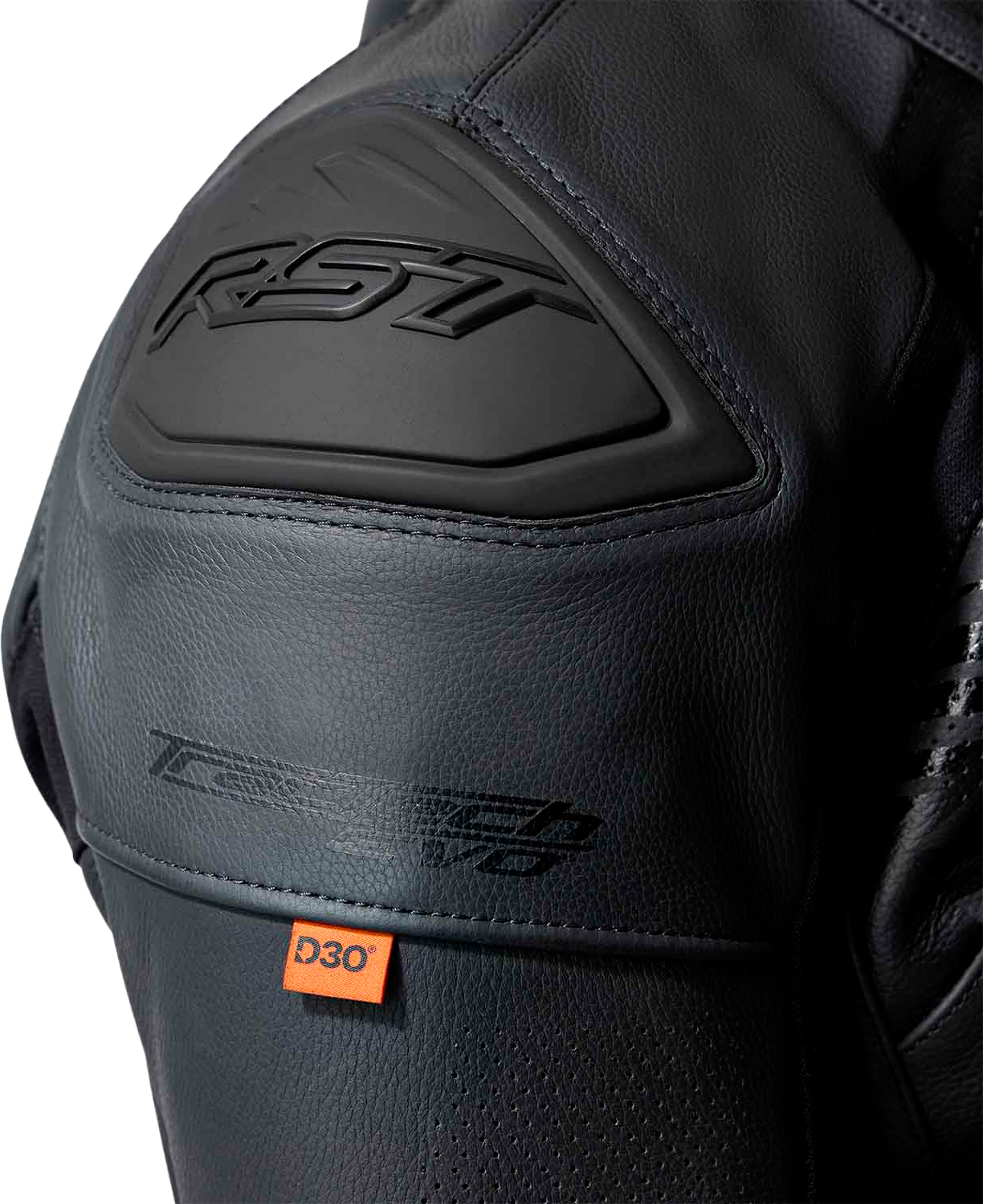 Tractech Evo D3o Jacket Black Leather 5x