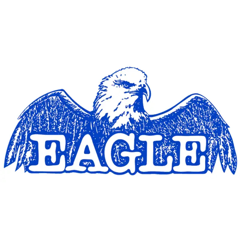Eagle logo featuring a detailed blue illustration of an eagle with outstretched wings, representing quality and strength in automotive components.