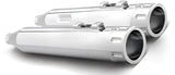 FREEDOM Eagle Slip On 4.5" Chrome W/Chrome Tip `09 16 Flt/H for Powersports