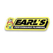Earl'S 10000ERL Metal sign with embossed logo