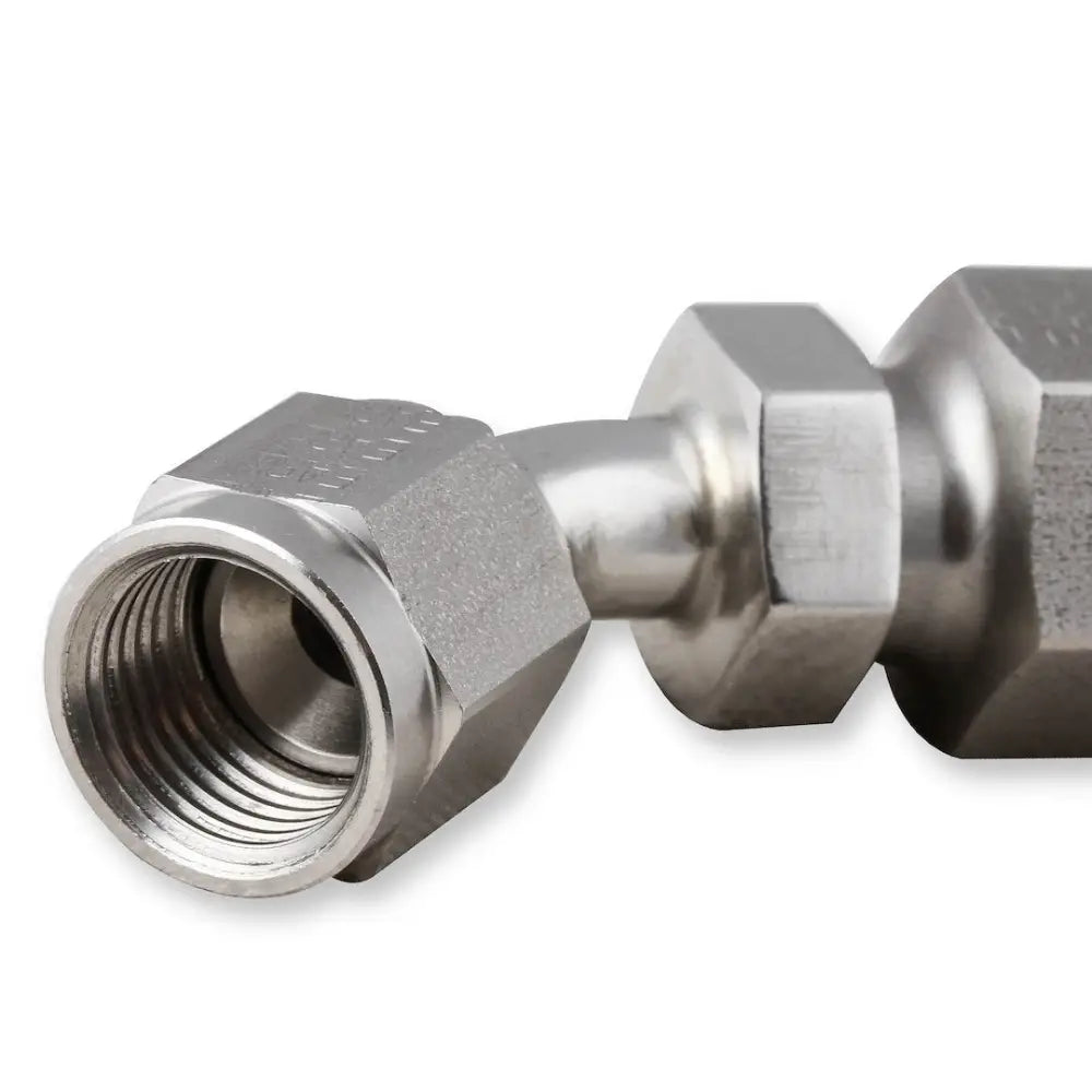 Earl'S Natural Finish Hose End Fitting- Power Steering SS134606ERL - Stainless Steel 45 DEG. Jic