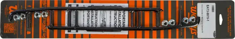 Black metal snowmobile skis with mounting hardware for eat3-9975 Carbide Arctic RV parts & accessories