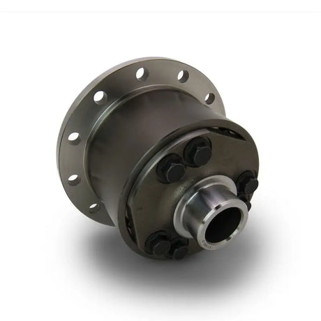 Metal differential with bolt-on flange.