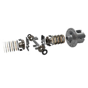 Exploded view of a mechanical differential.