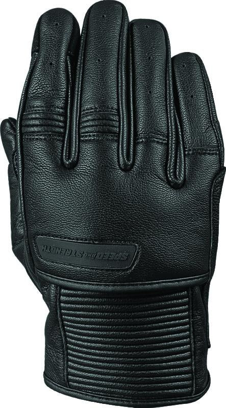 Speed and Strength 880461 Speed and Strength Off the Chain Leather Gloves Black - Medium - 880461