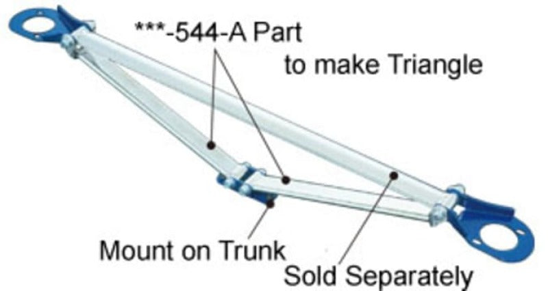 Cusco 195 544 A Cusco Strut Bar OS-T Rear SXE10 IS300
